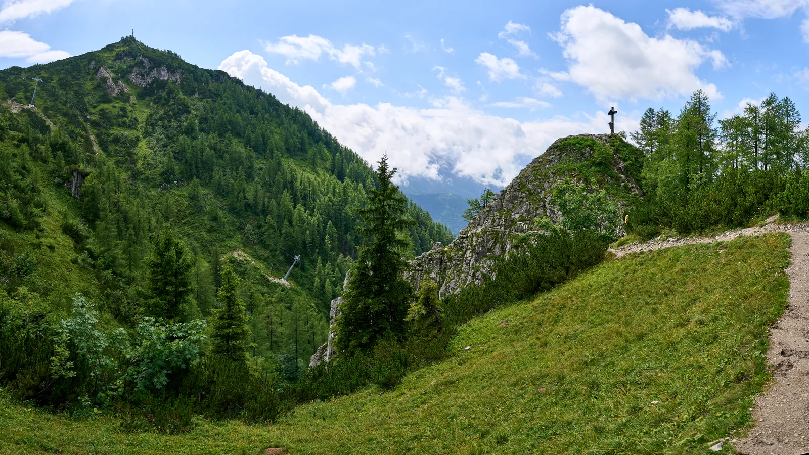 The Jenner and the Kleiner Jenner above Schönau on Lake Königssee