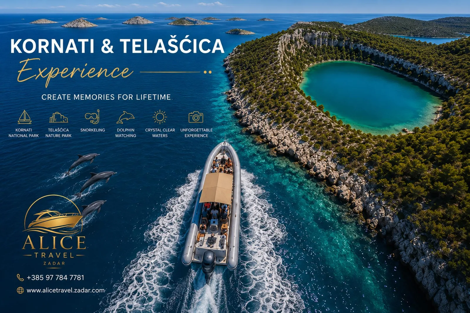 Offer photo: Hello Kornati! Fast tour to Telascica + snorkelling & drinks
