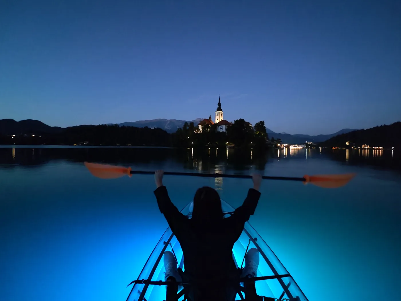 Offer photo: Lake Bled: Original Clear Kayak with Local Guides