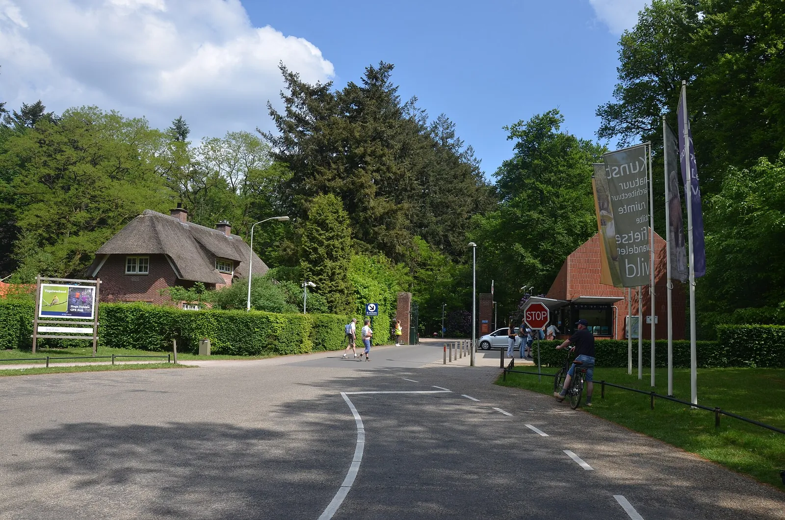 The Otterlo entrance to De Hoge Veluwe National Park