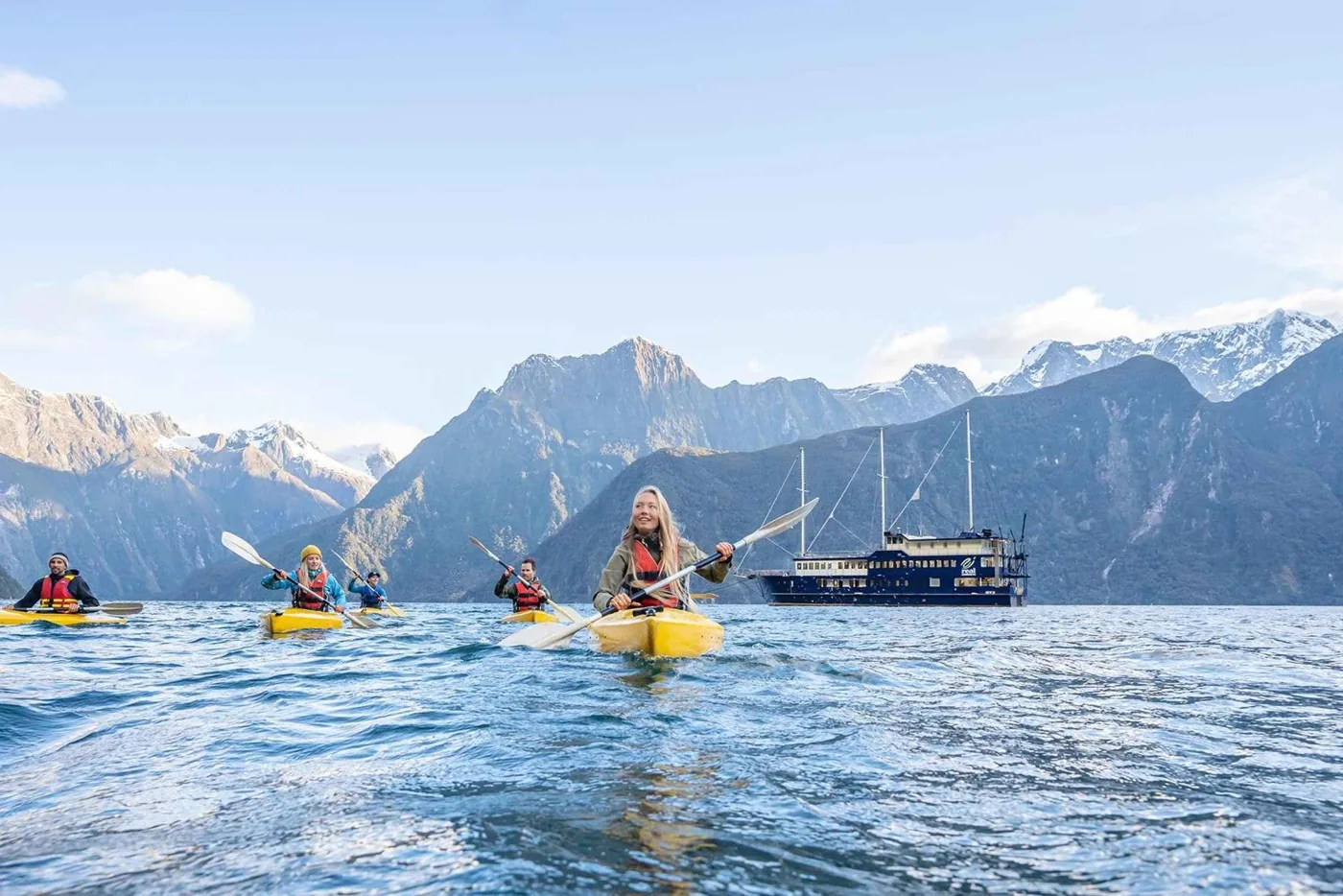 Offer photo: Milford Sound: a night aboard the Milford Mariner, with kayak or tender boat