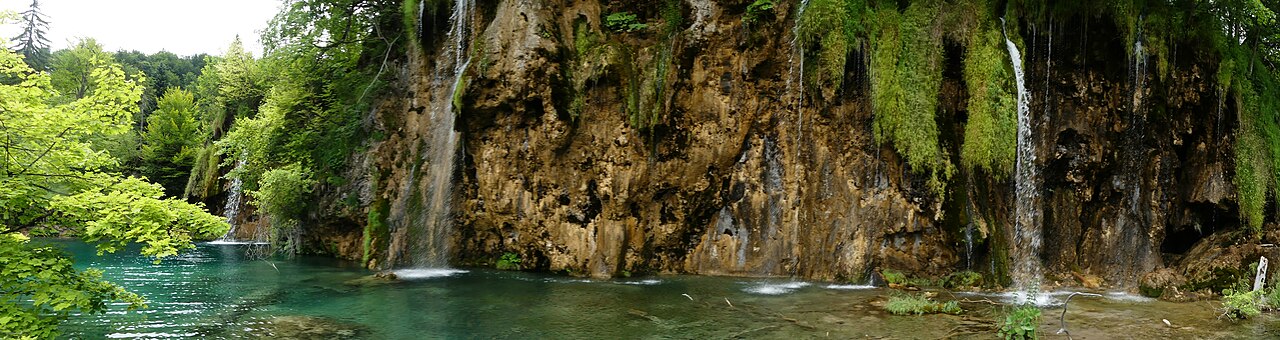 Landscape at the Plitvice Lakes