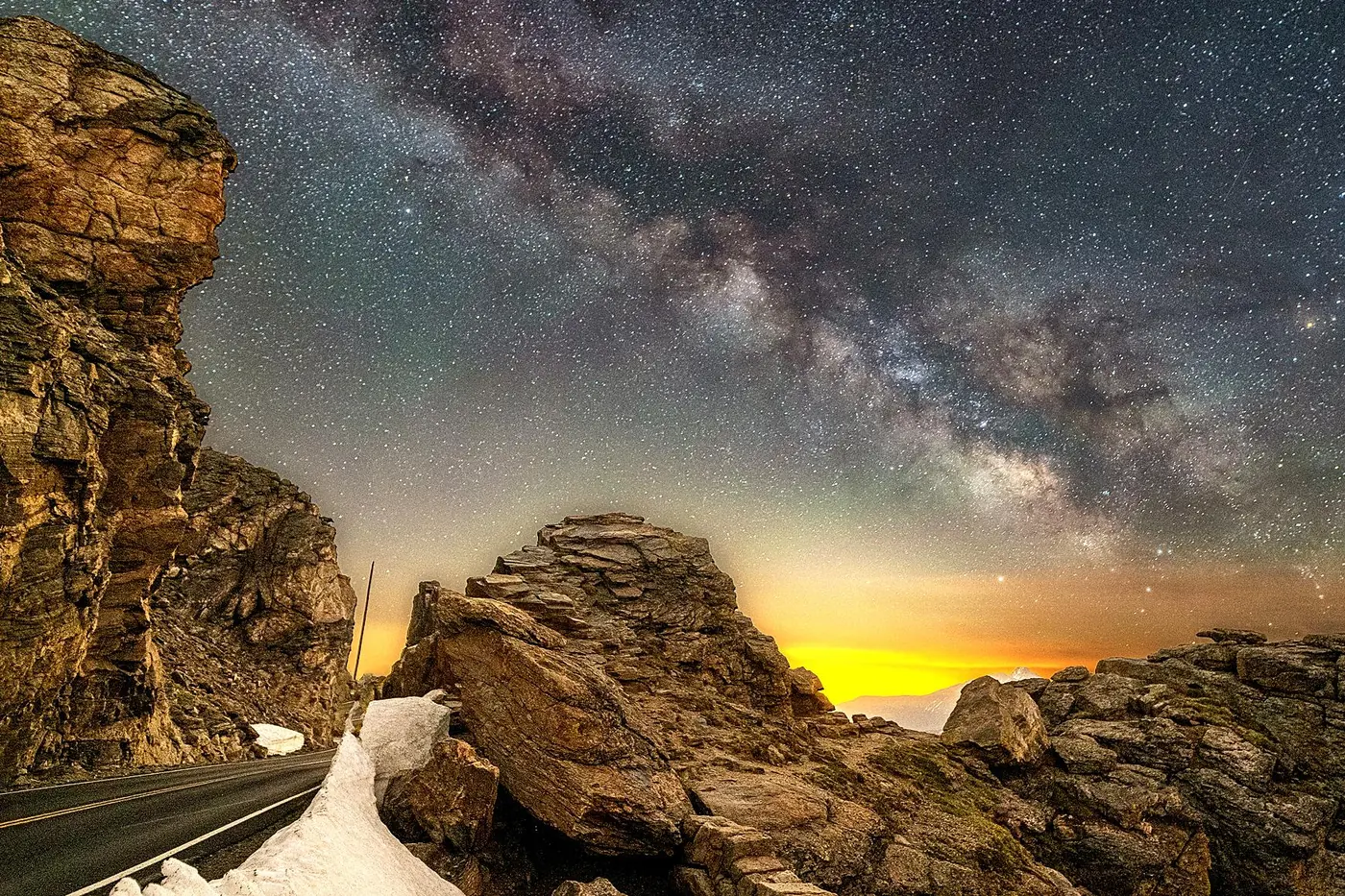 Offer photo: Rocky Mountain National Park star tour with phone night photography
